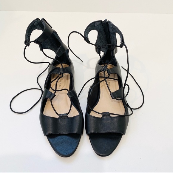 Loeffler Randall lace up sandals NEW - Picture 1 of 5